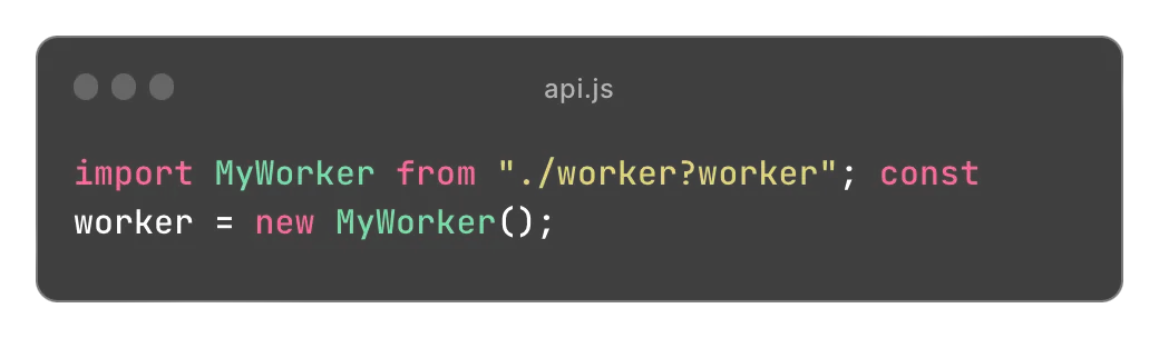 create worker sveltekit
